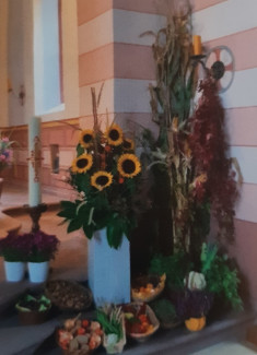 Erntedank Kirchenschmuck Michelrieth 2020