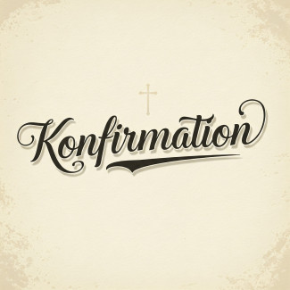 Schriftzug "Konfirmation"
