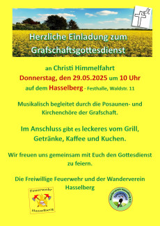 Flyer Grafschaftsgottesdienst 2025
