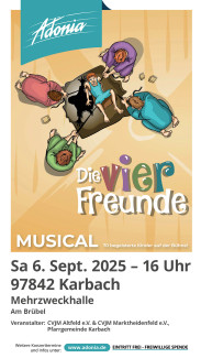 Die vier Freunde Plakat